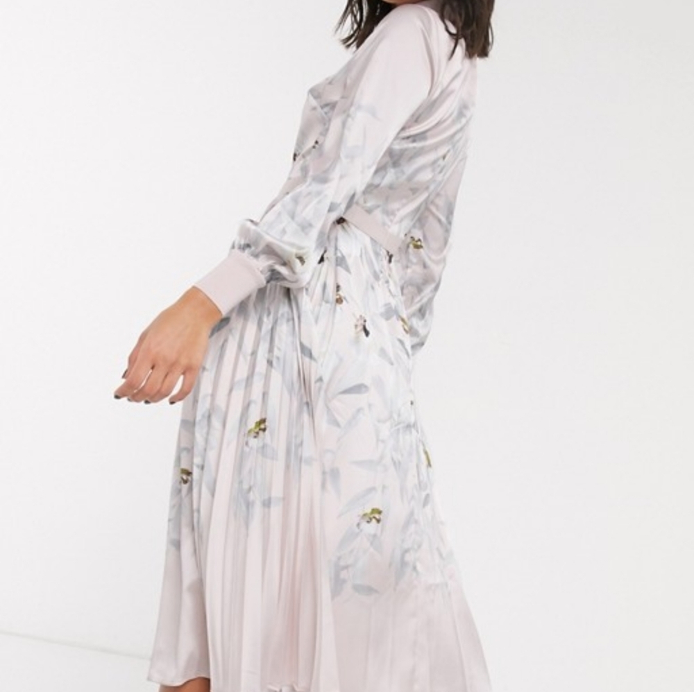 🌟HP🌟NWT TED BAKER FLORAL MIDI DRESS - Picture 7 of 7